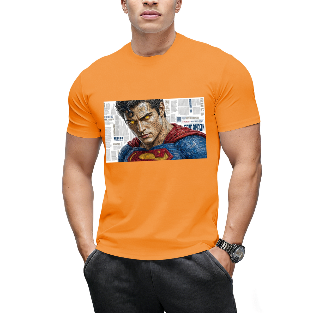 Red Cape Rush Men's T-Shirt for Summer Adventures