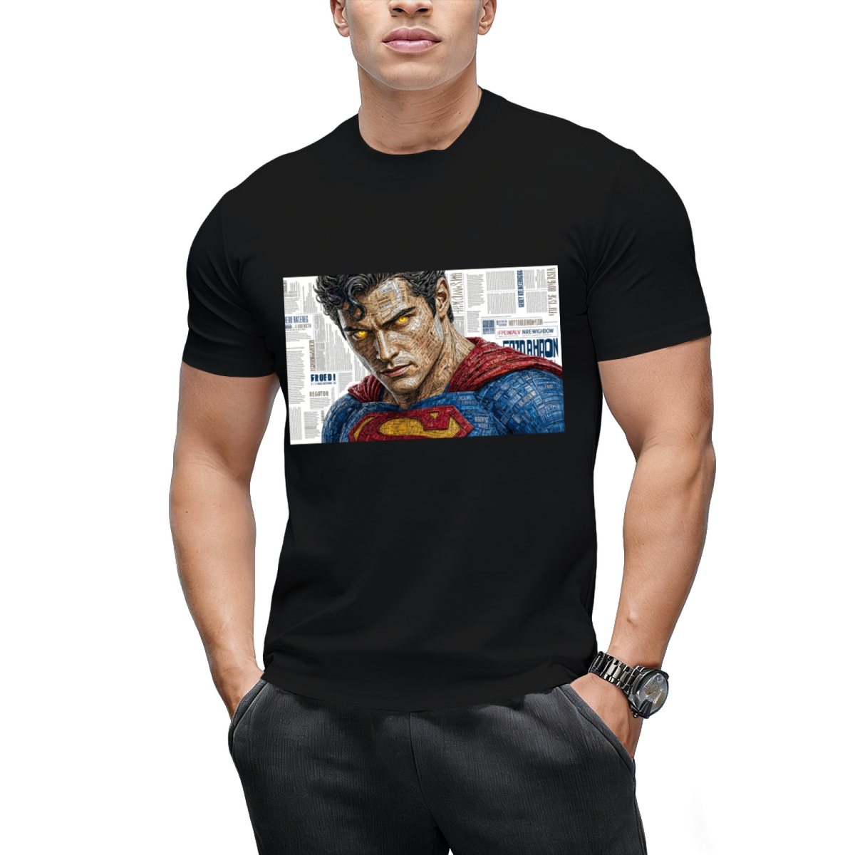 Red Cape Rush Men's T-Shirt for Summer Adventures