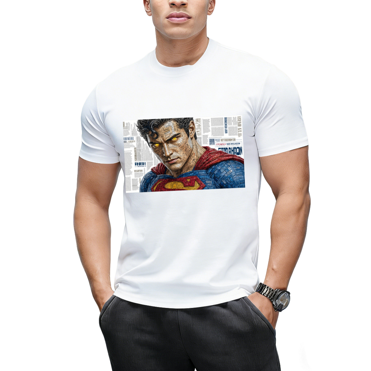 Red Cape Rush Men's T-Shirt for Summer Adventures