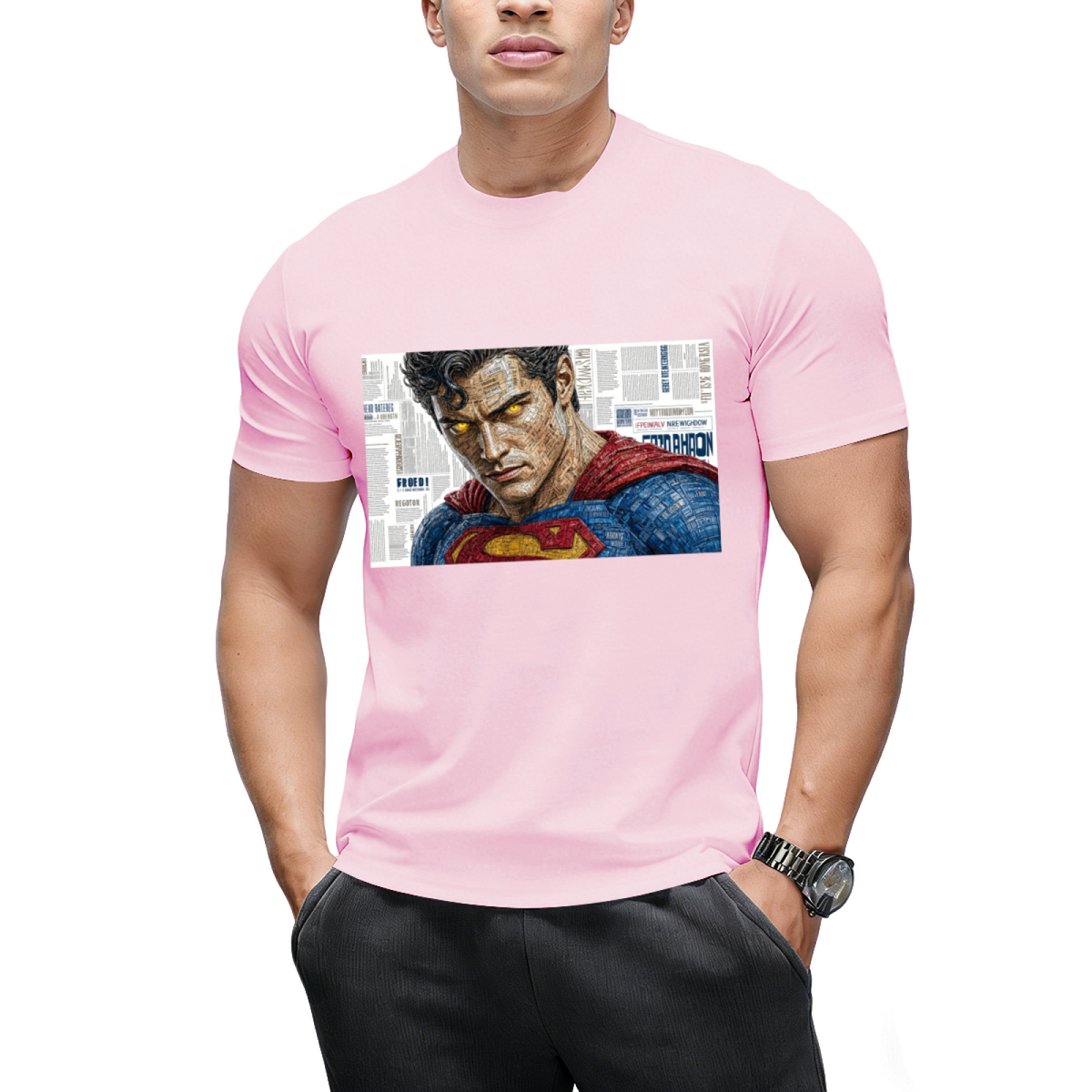 Red Cape Rush Men's T-Shirt for Summer Adventures