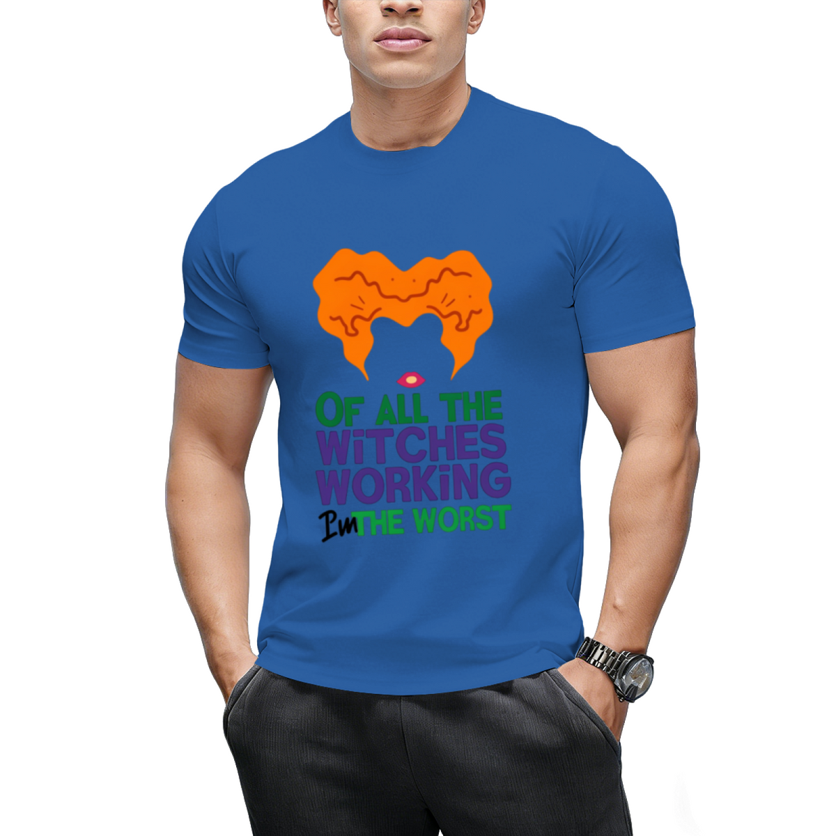 Winifred Witches Working Halloween Graphic T-Shirt