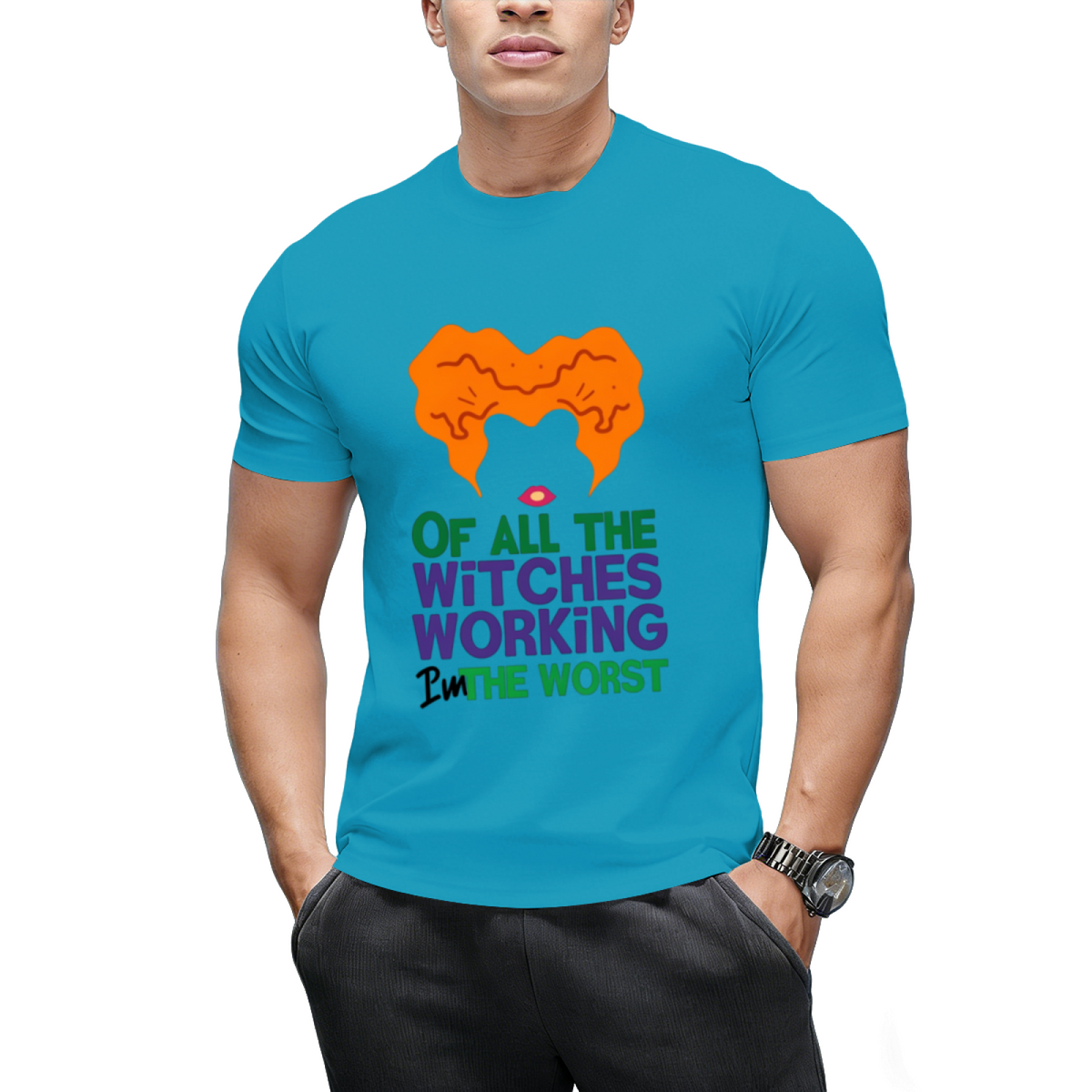 Winifred Witches Working Halloween Graphic T-Shirt