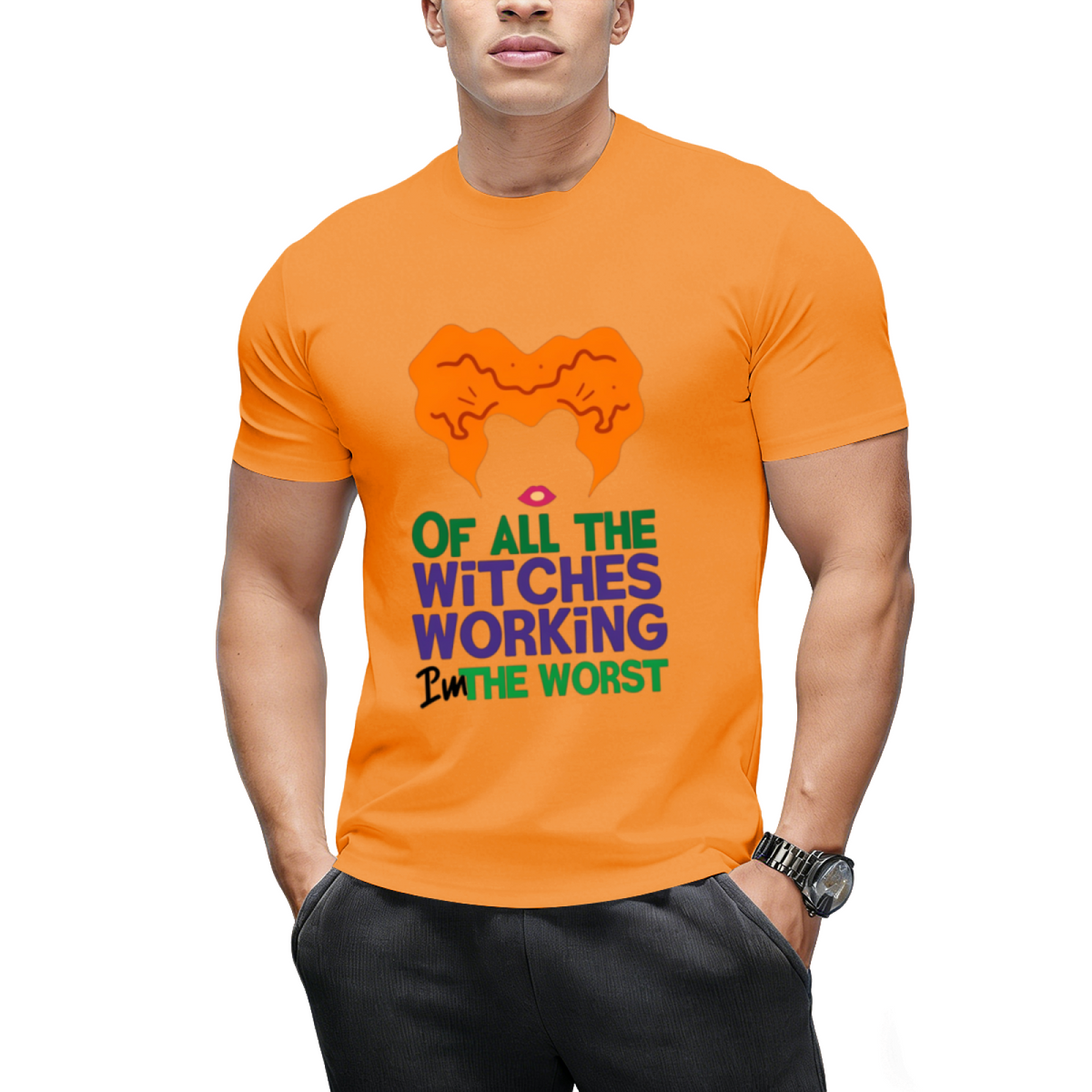 Winifred Witches Working Halloween Graphic T-Shirt
