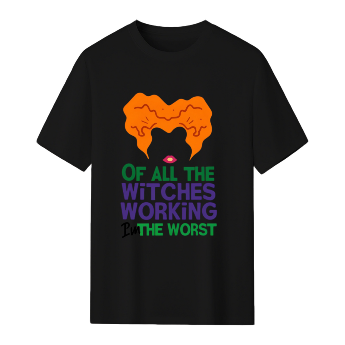 Winifred Witches Working Halloween Graphic T-Shirt