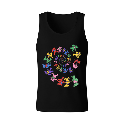 Grateful Dead Spiral Dancing Bears graphic tank top product image