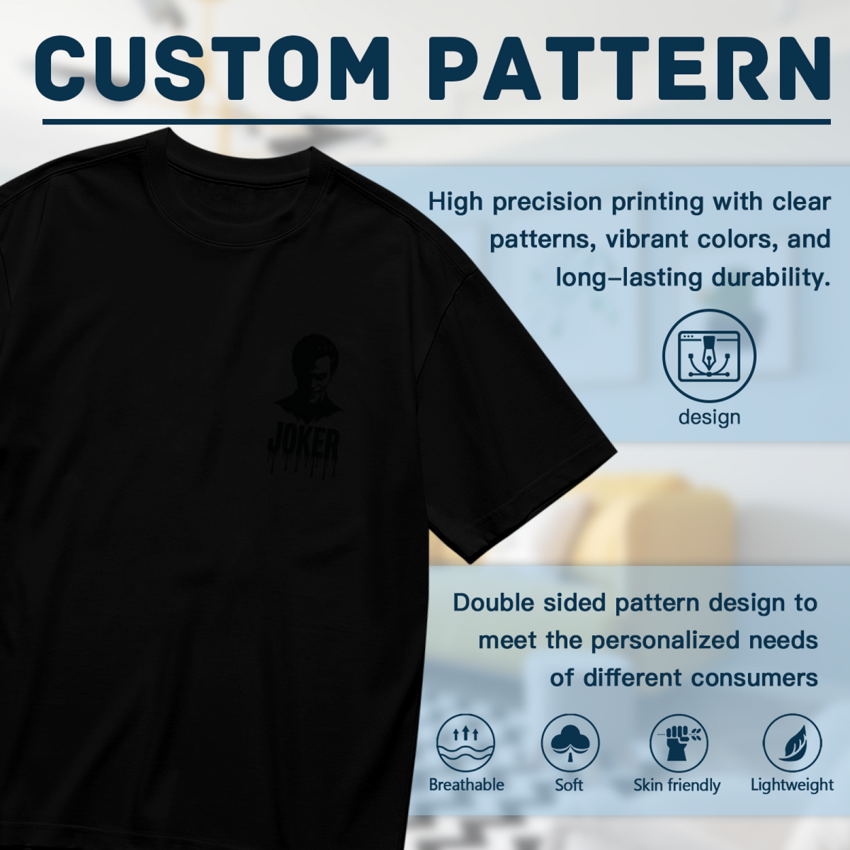Ink Clown Profile Women's T-Shirt for Halloween Events