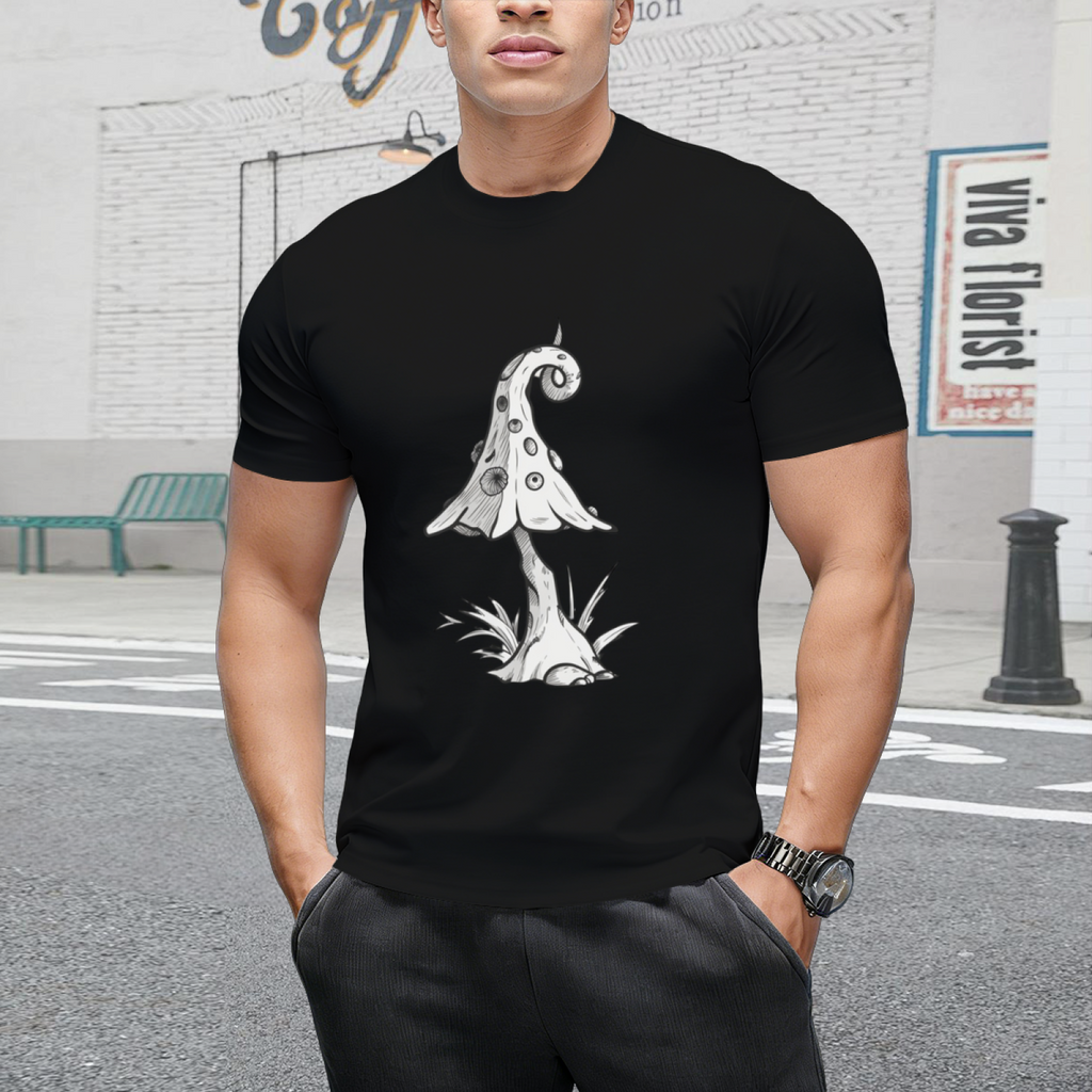 Magic White Swirl Graphic T-Shirt