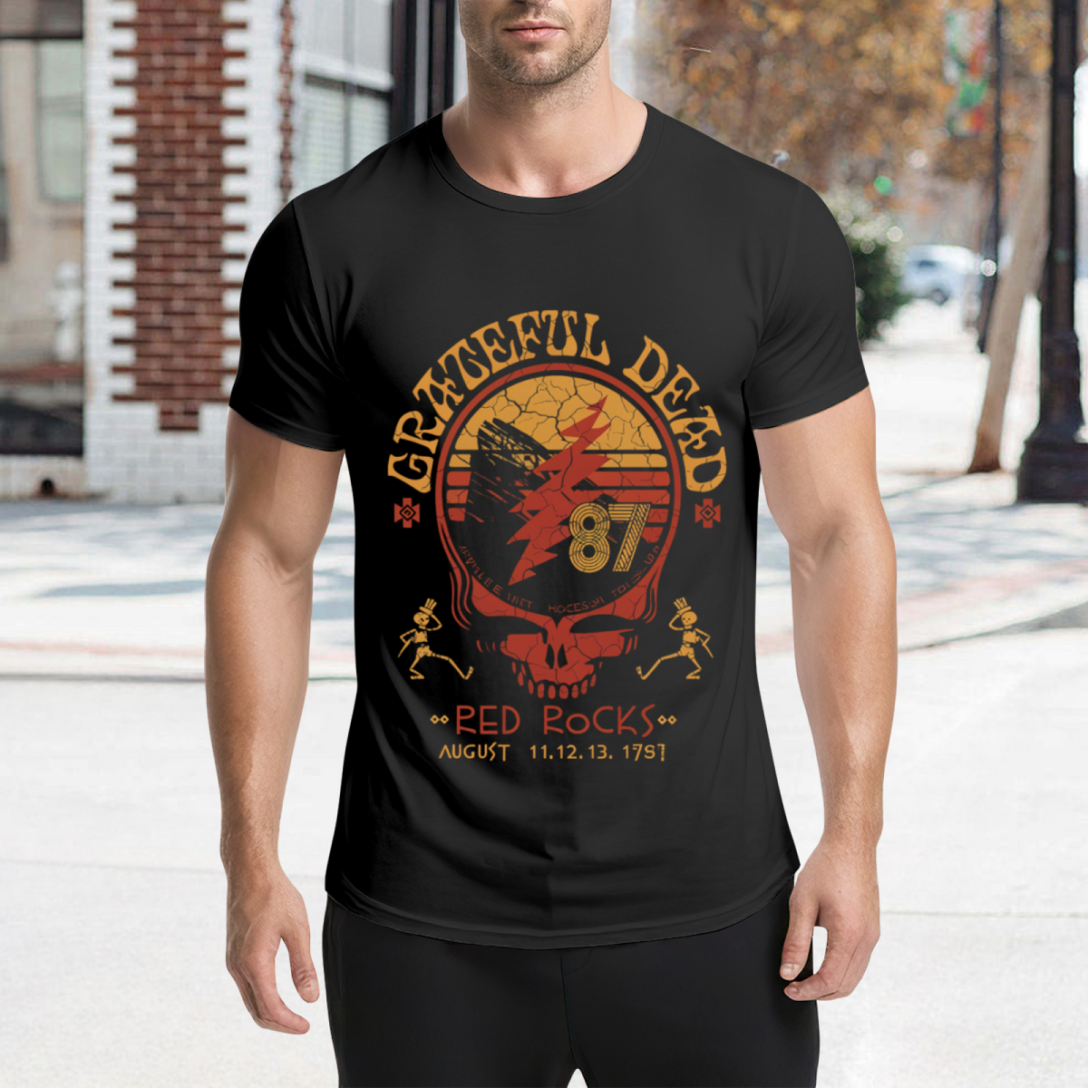 Grateful Dead Red Rocks 1987 1987 graphic T-shirt product image
