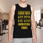 Nirvana Flower Sniffin Corporate Rock Quote Tank Top product image featuring Flower Sniffin corporate rock quote