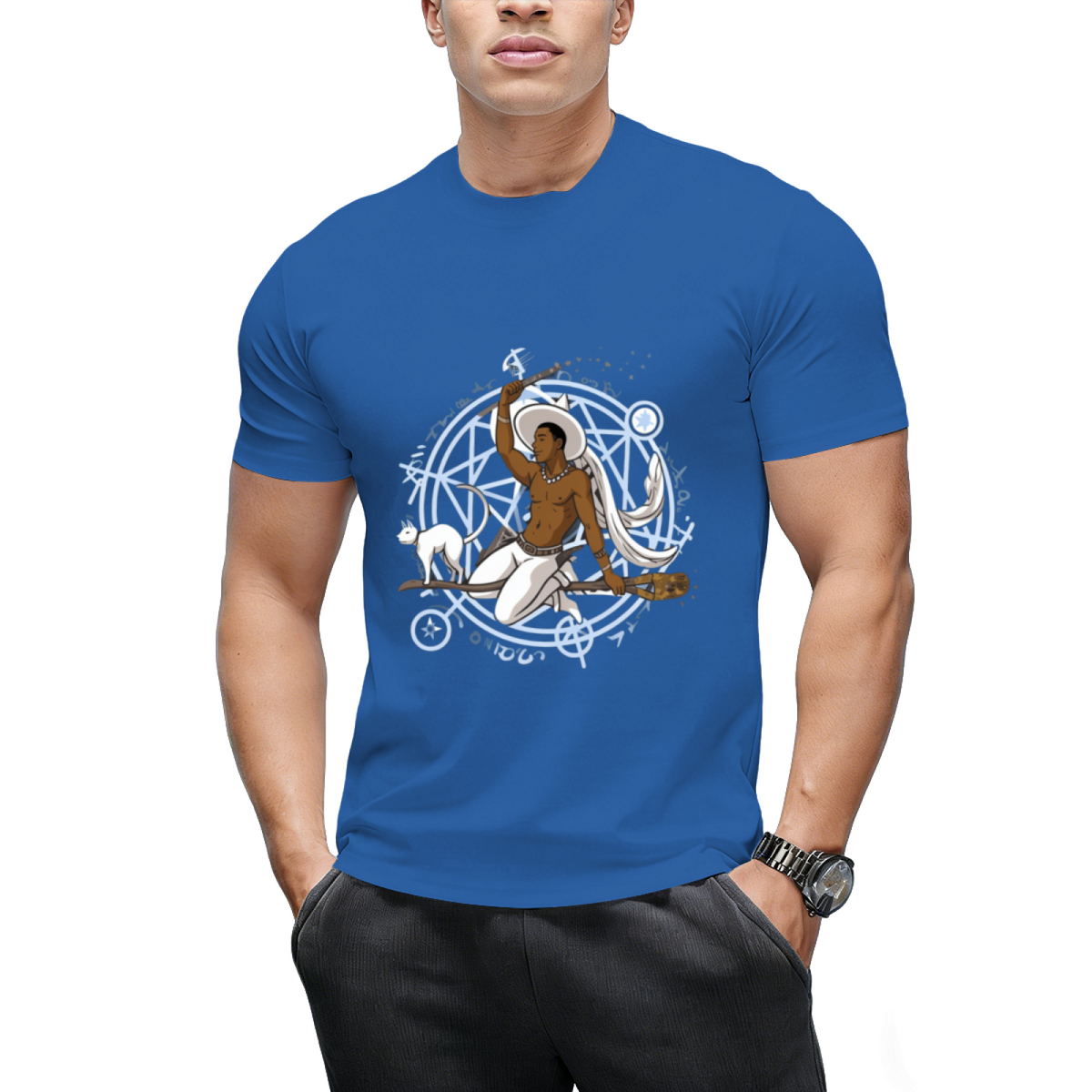 Witch Boy Diamond Graphic T-Shirt