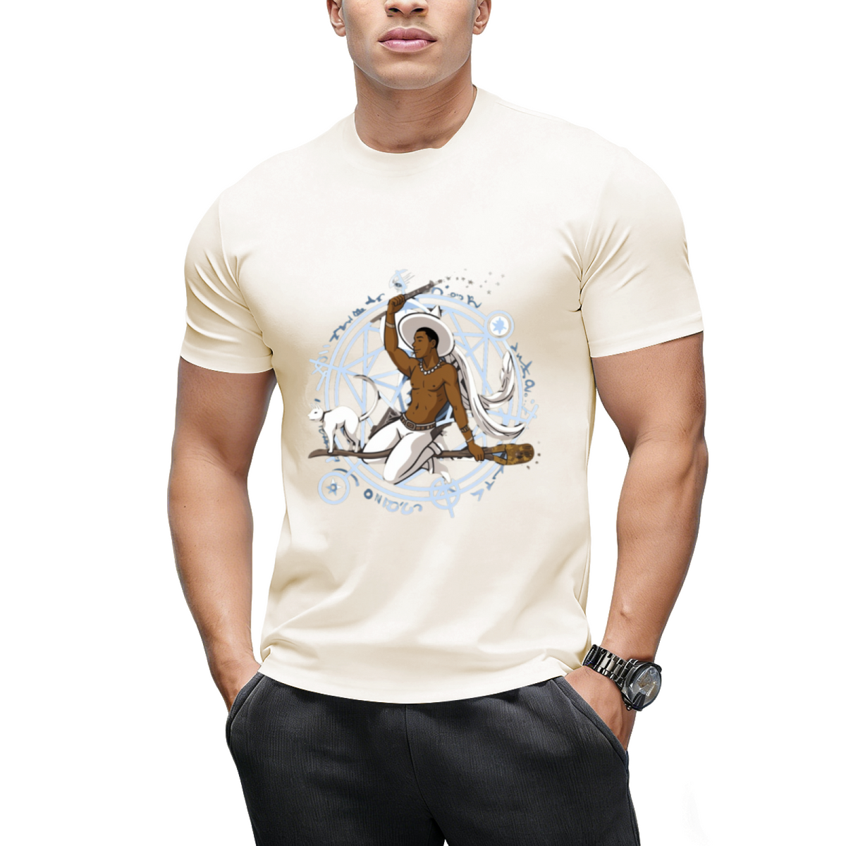 Witch Boy Diamond Graphic T-Shirt