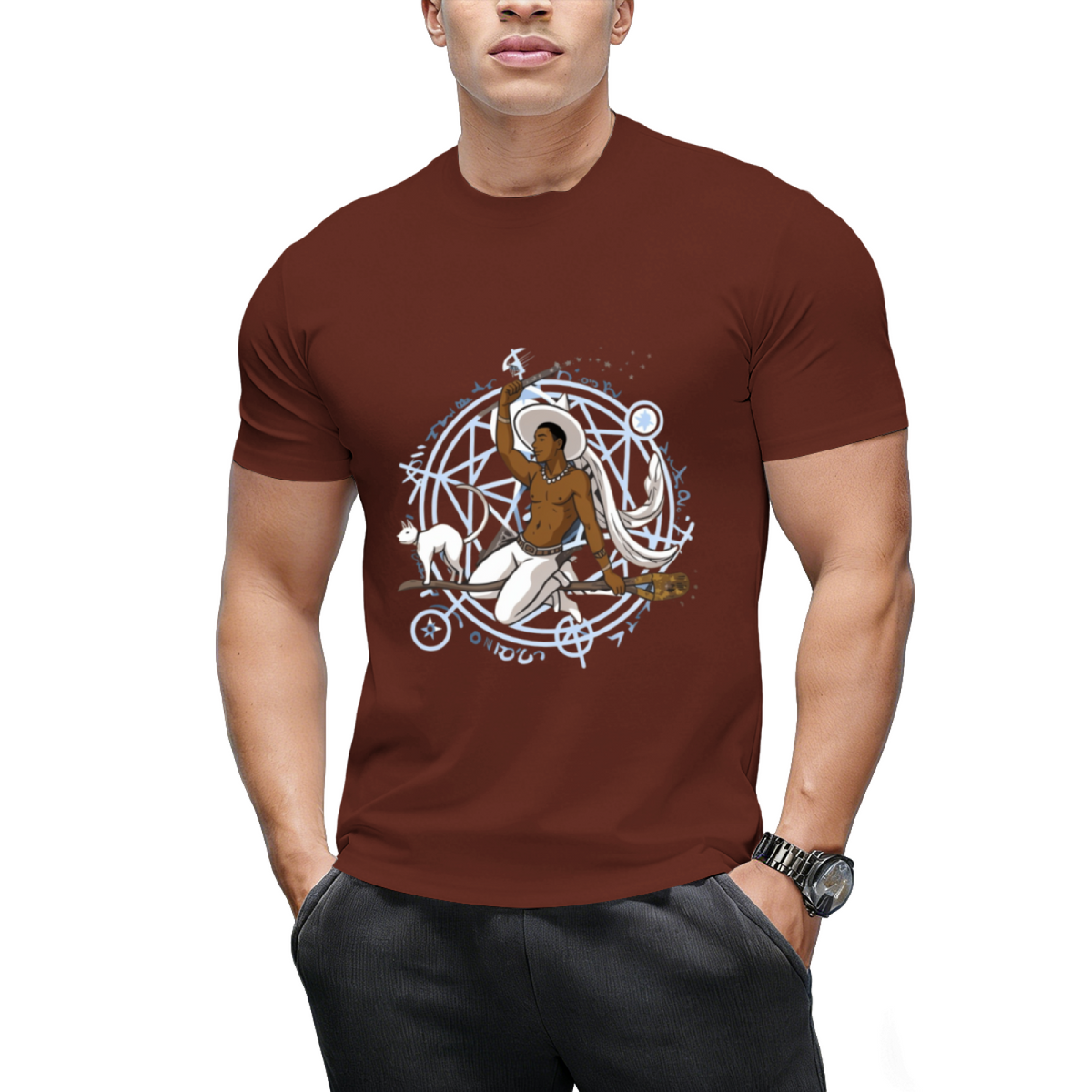 Witch Boy Diamond Graphic T-Shirt