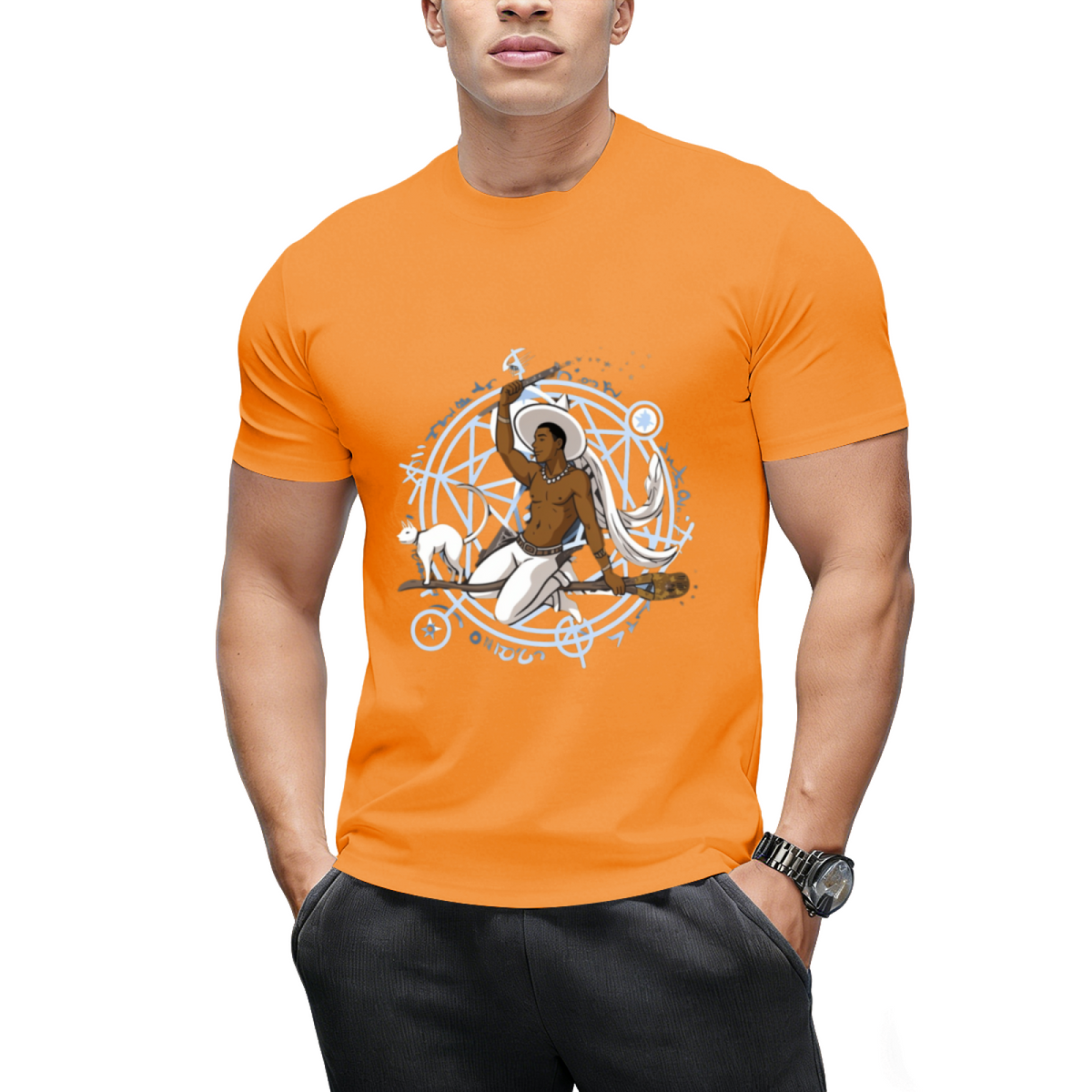 Witch Boy Diamond Graphic T-Shirt