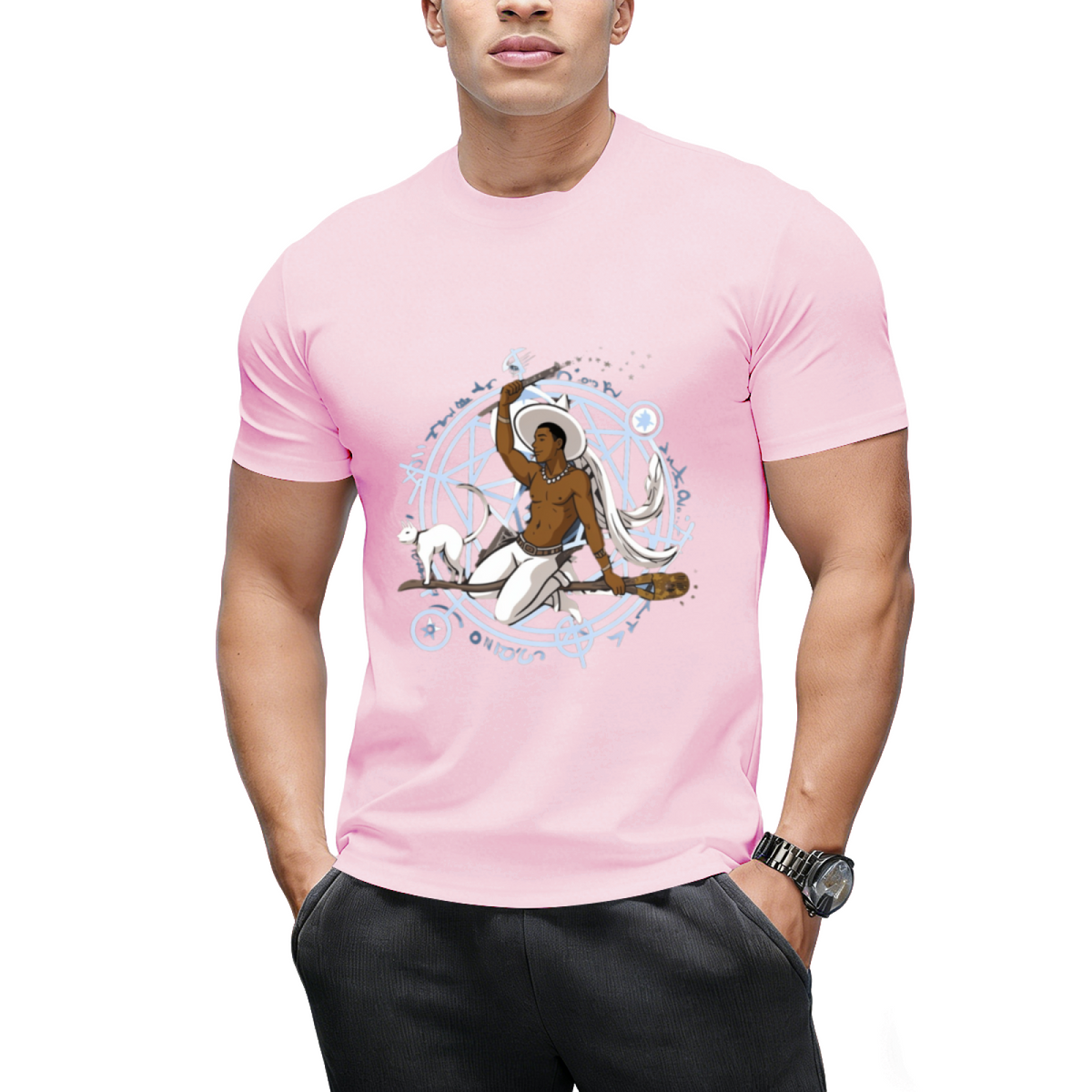 Witch Boy Diamond Graphic T-Shirt