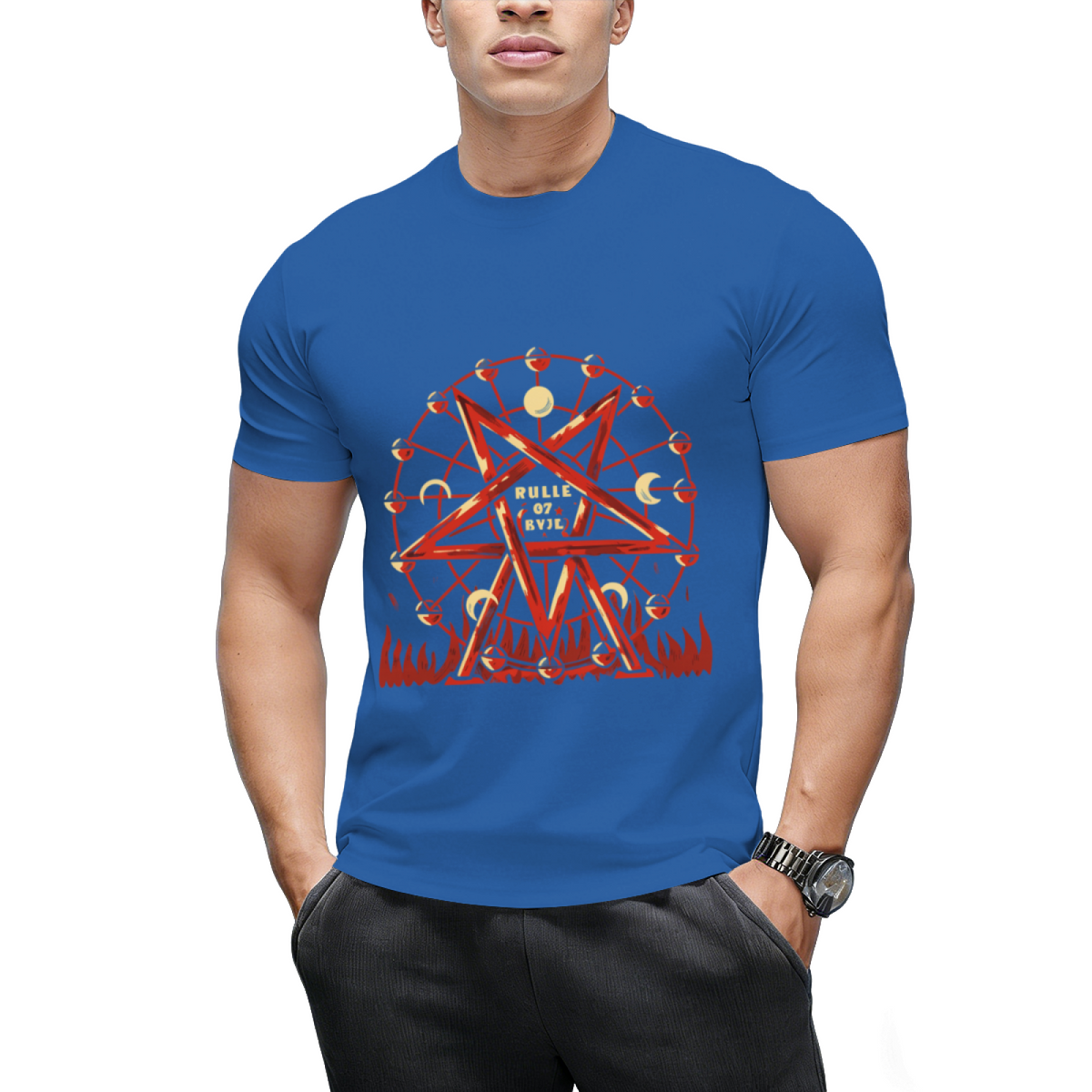 Wheel of Evil Graphic T-Shirt