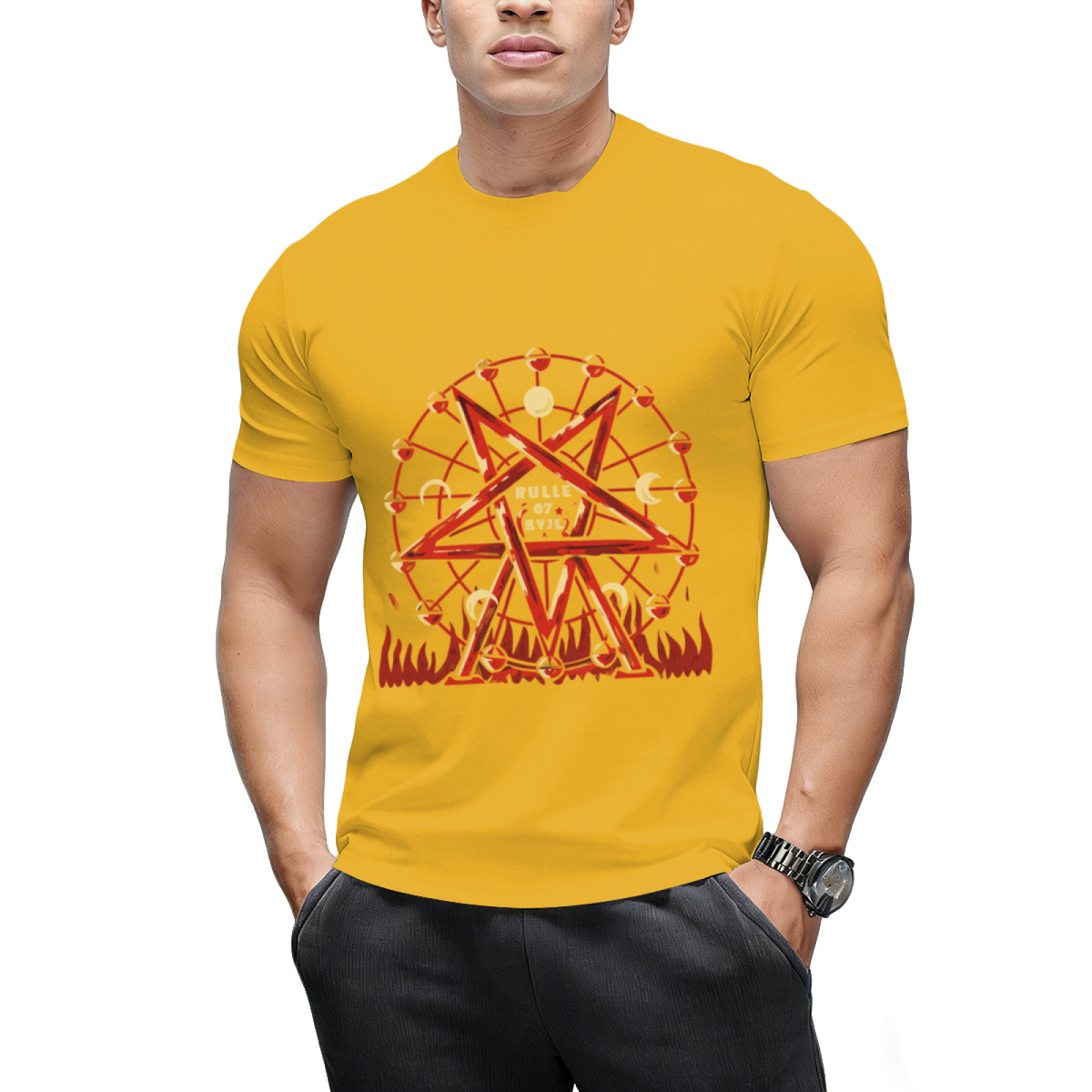 Wheel of Evil Graphic T-Shirt