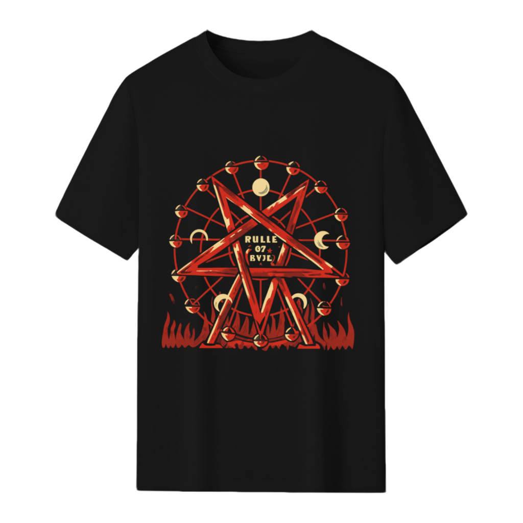 Wheel of Evil Graphic T-Shirt