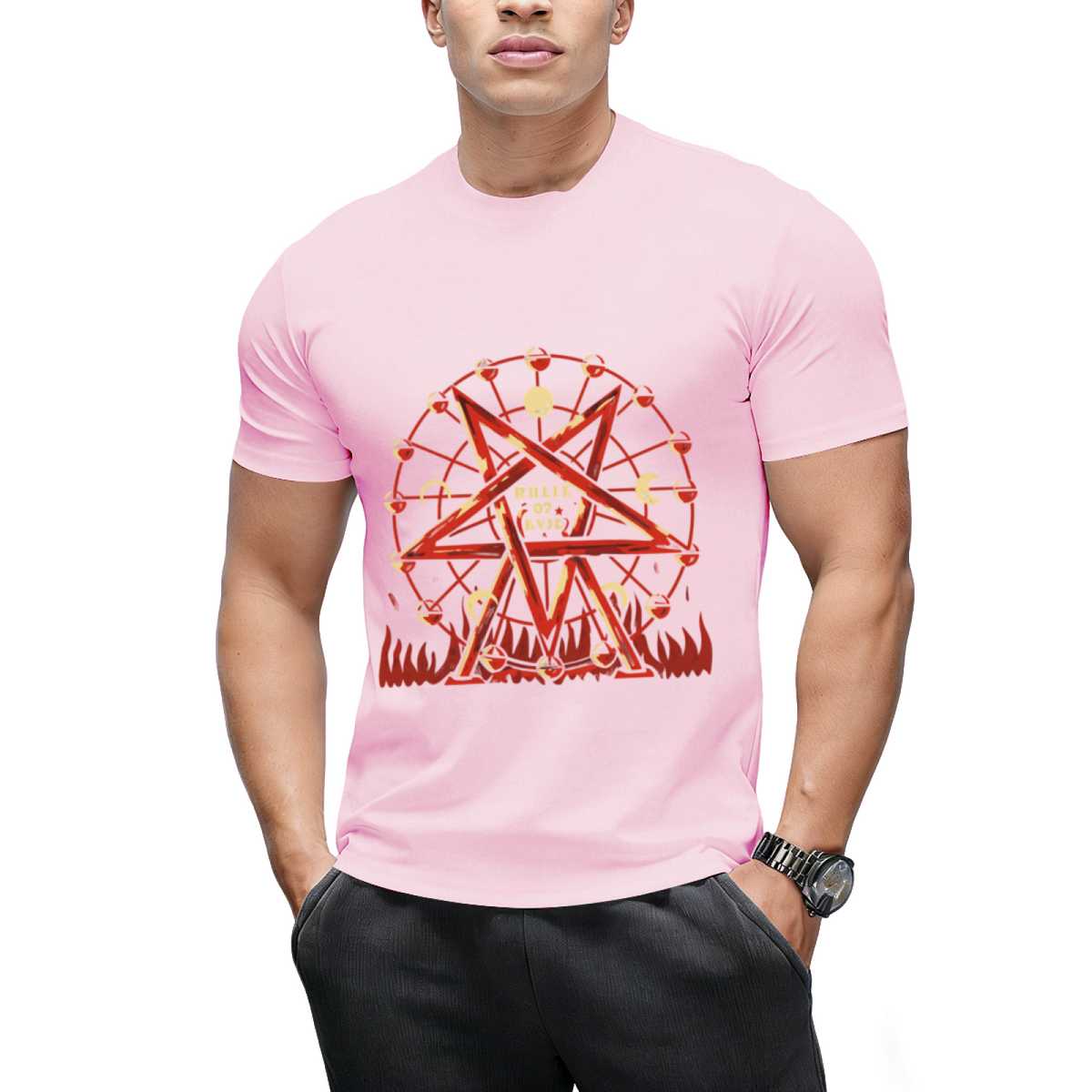 Wheel of Evil Graphic T-Shirt
