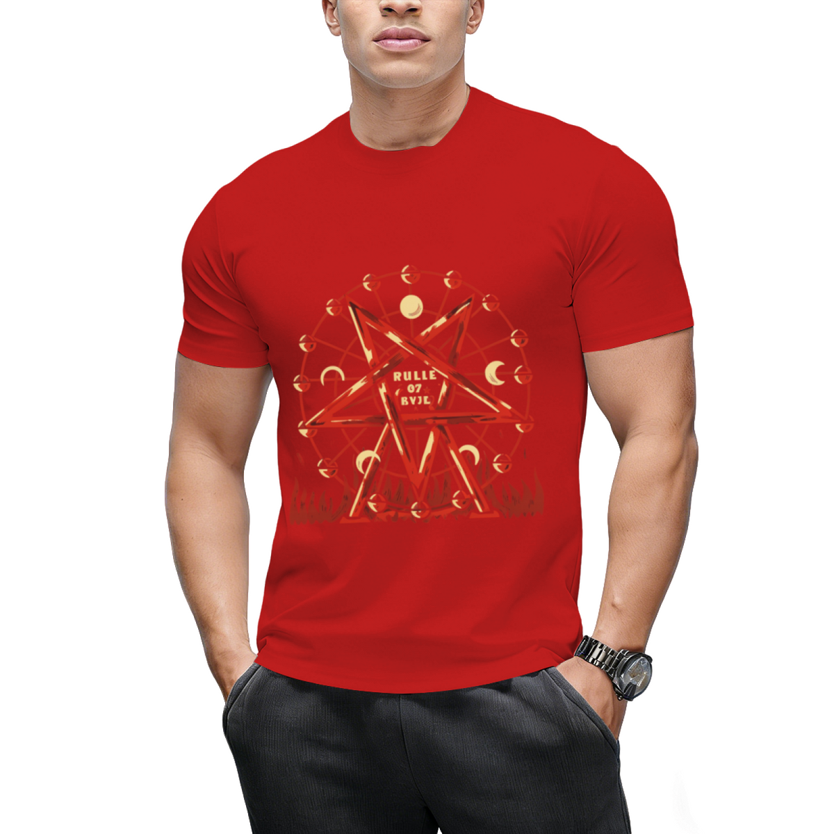 Wheel of Evil Graphic T-Shirt
