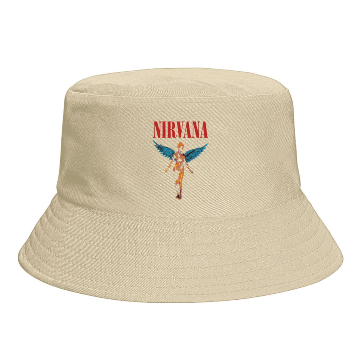 Nirvana In Utero Anatomical Angel Bucket Hat