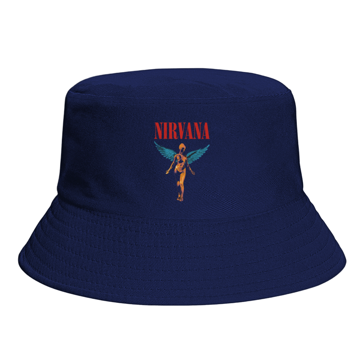Nirvana In Utero Anatomical Angel Bucket Hat