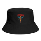Nirvana In Utero Anatomical Angel Bucket Hat with In Utero anatomical angel artwork