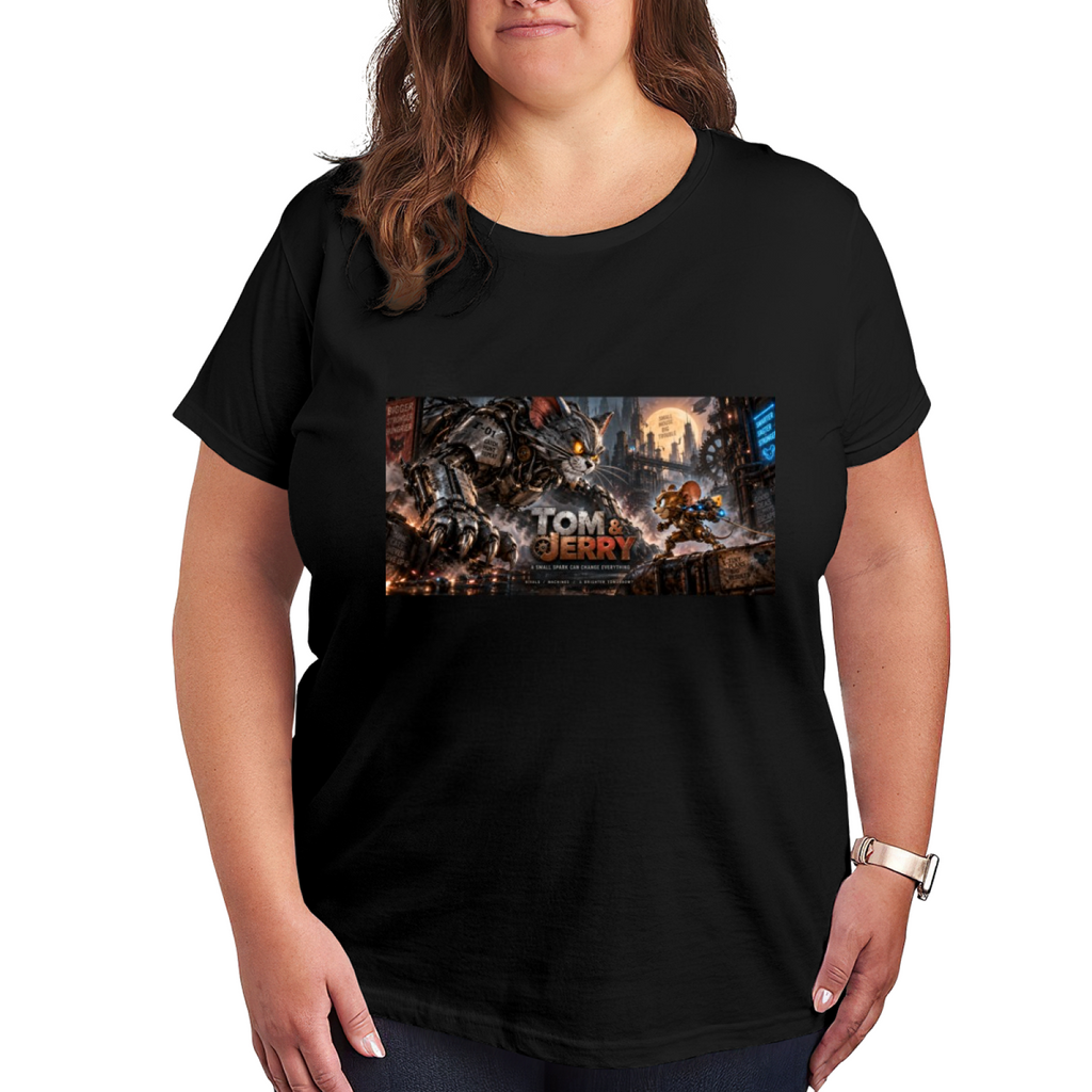 Mecha Cat Chase Women's T-Shirt for Gaming Events