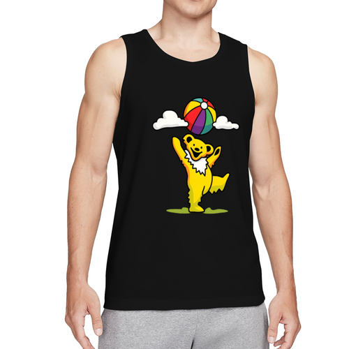 Grateful Dead Sunny Dancing Bear graphic tank top product image