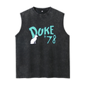 Grateful Dead washed graphic tank top with Duke '78 Cat graphic
