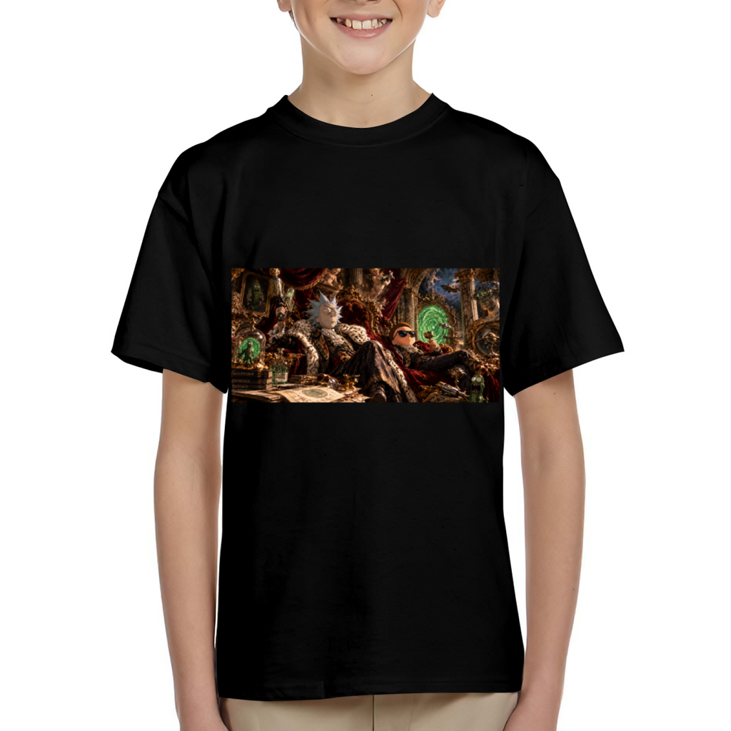 Portal Palace Portrait Kid's T-Shirt for Game Nights