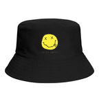 Nirvana I’m So Happy Smiley Bucket Hat with I’m So Happy smiley text design