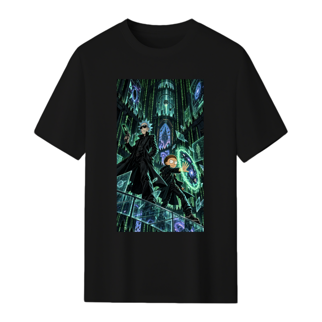 Emerald Cyber Cathedral Men's T-Shirt for Game Nights