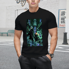 Emerald Cyber Cathedral Men's T-Shirt for Game Nights
