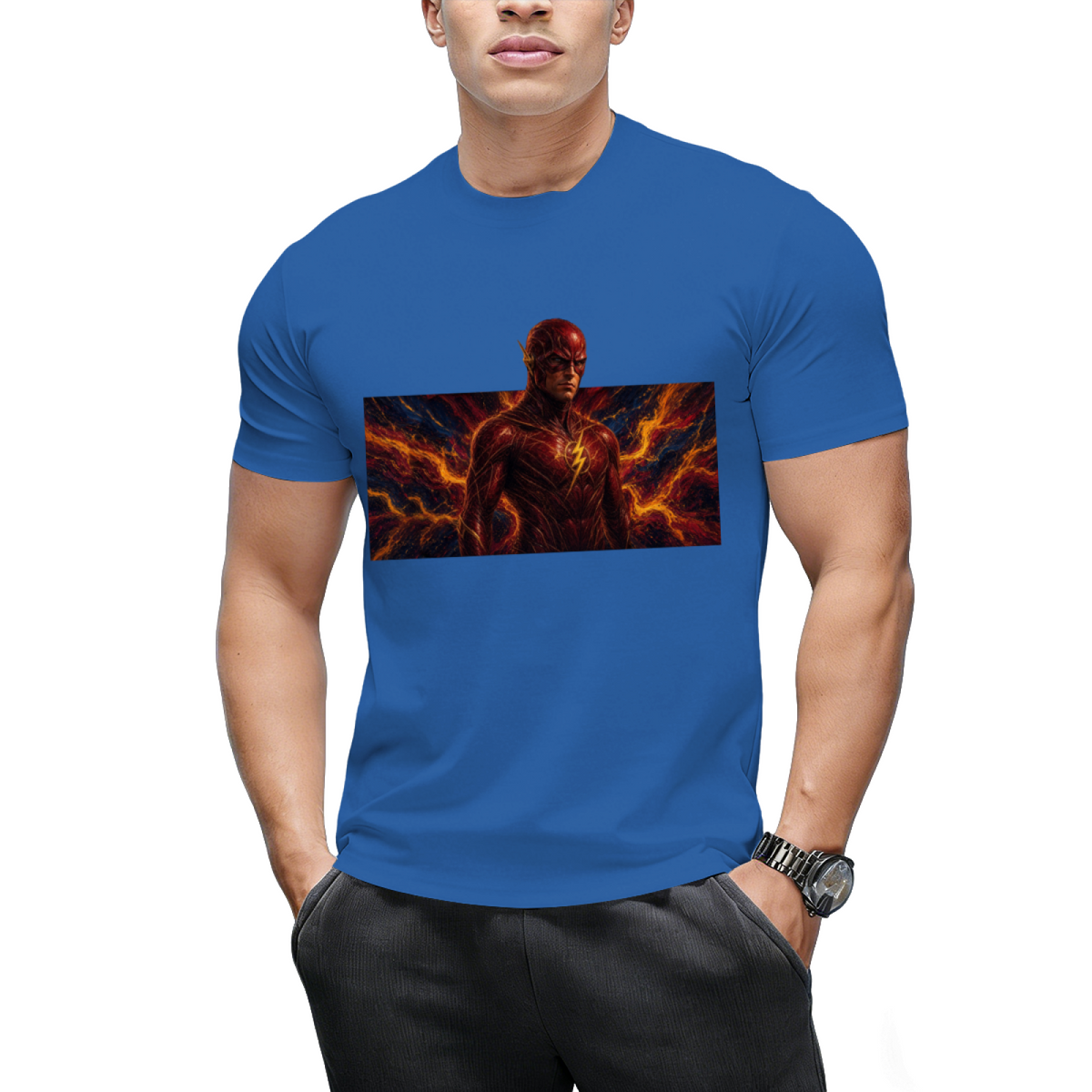 Electric Resolve Men's T-Shirt for Evening Outings