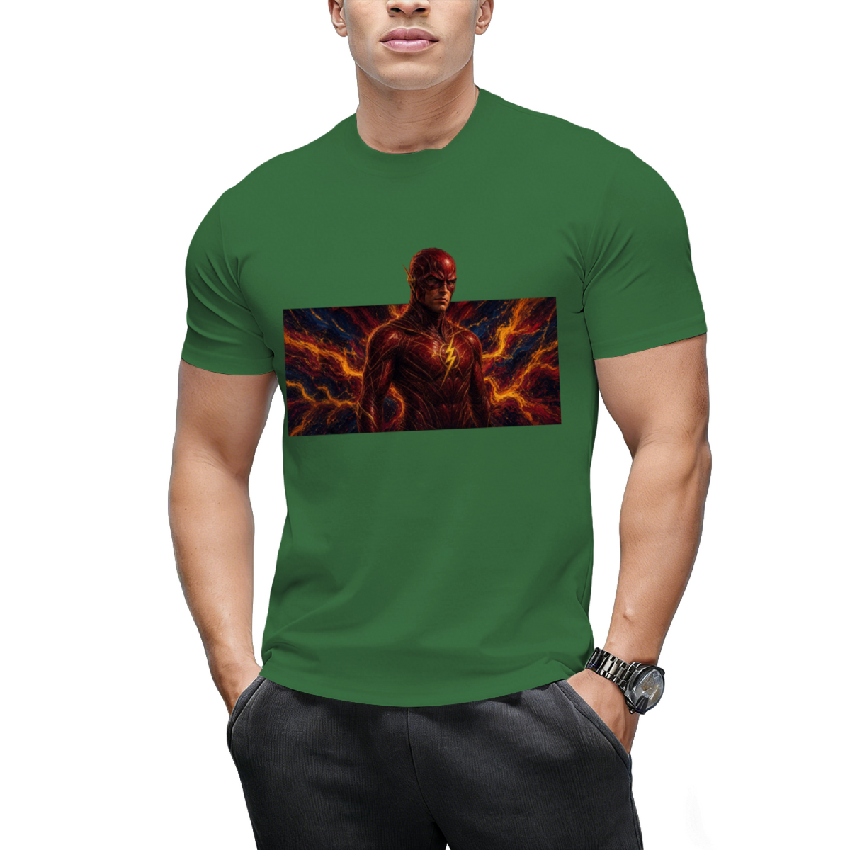 Electric Resolve Men's T-Shirt for Evening Outings