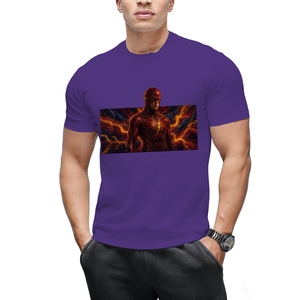 Electric Resolve Men's T-Shirt for Evening Outings