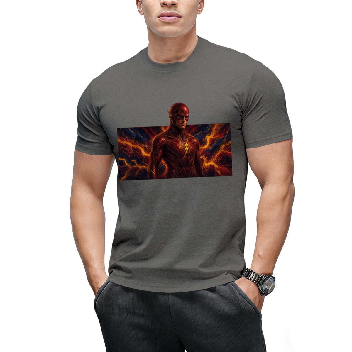 Electric Resolve Men's T-Shirt for Evening Outings