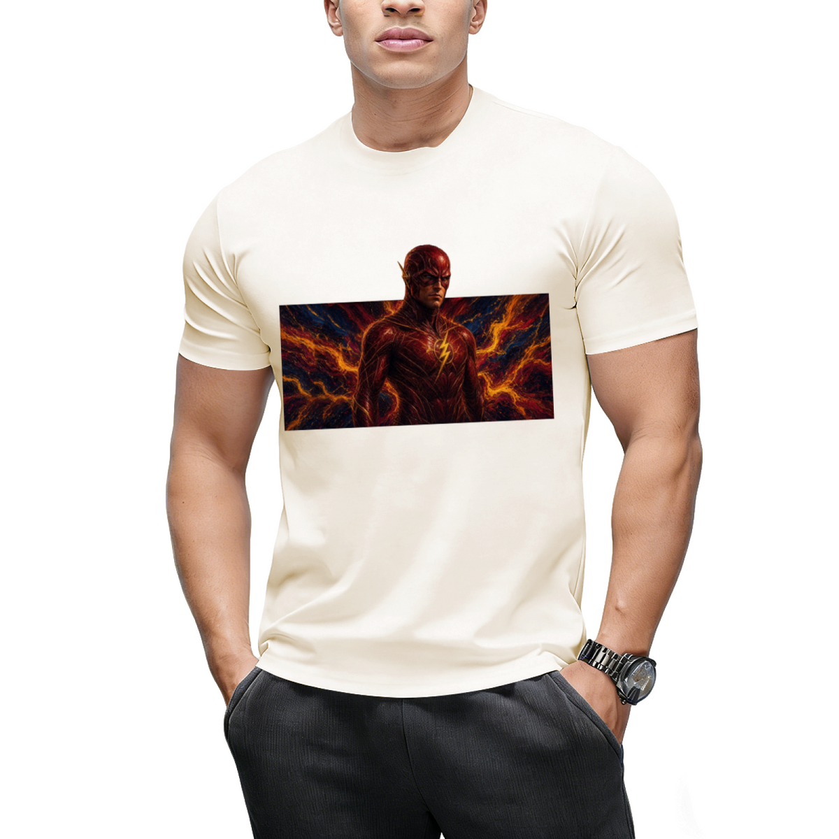 Electric Resolve Men's T-Shirt for Evening Outings