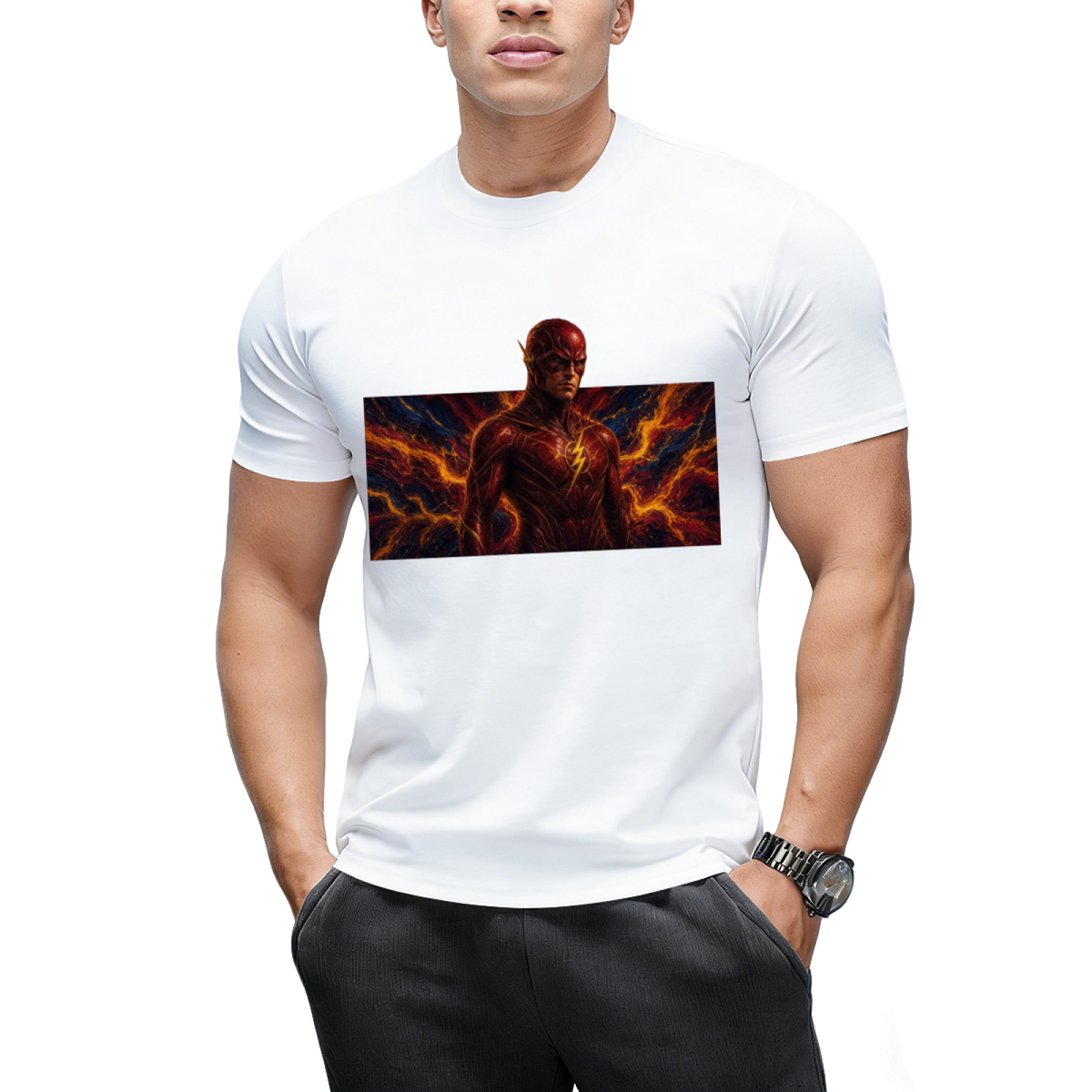 Electric Resolve Men's T-Shirt for Evening Outings