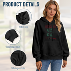 Hoodie product image with serve the servants green snake artwork