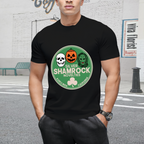 Silver Shamrock Masks Graphic T-Shirt