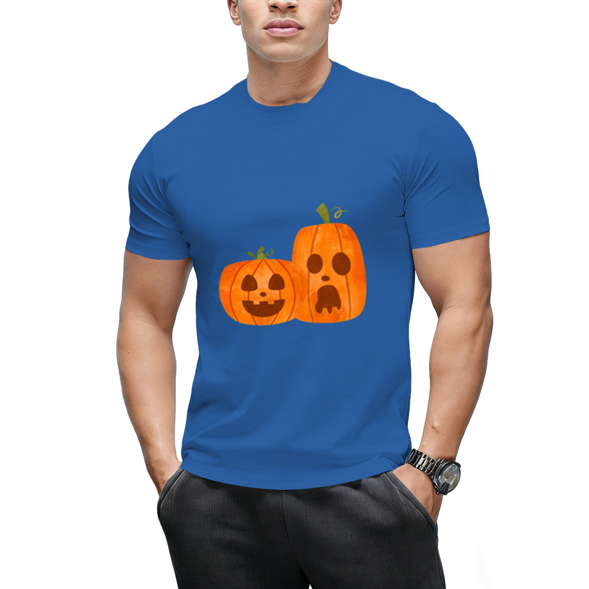 Spooky Pumpkins Graphic T-Shirt