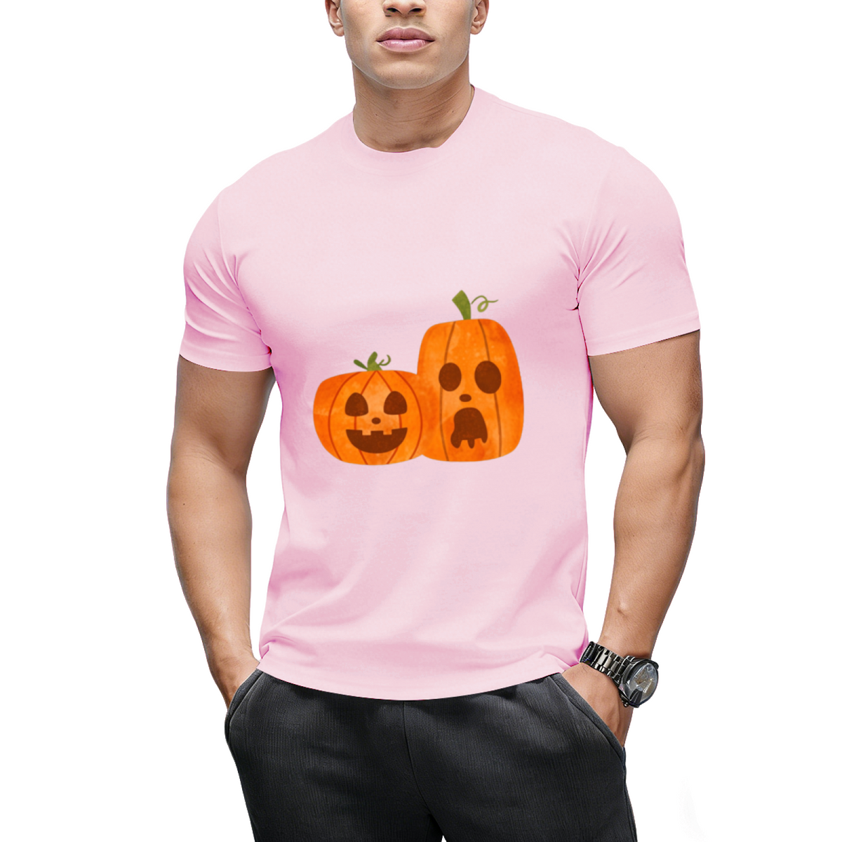 Spooky Pumpkins Graphic T-Shirt