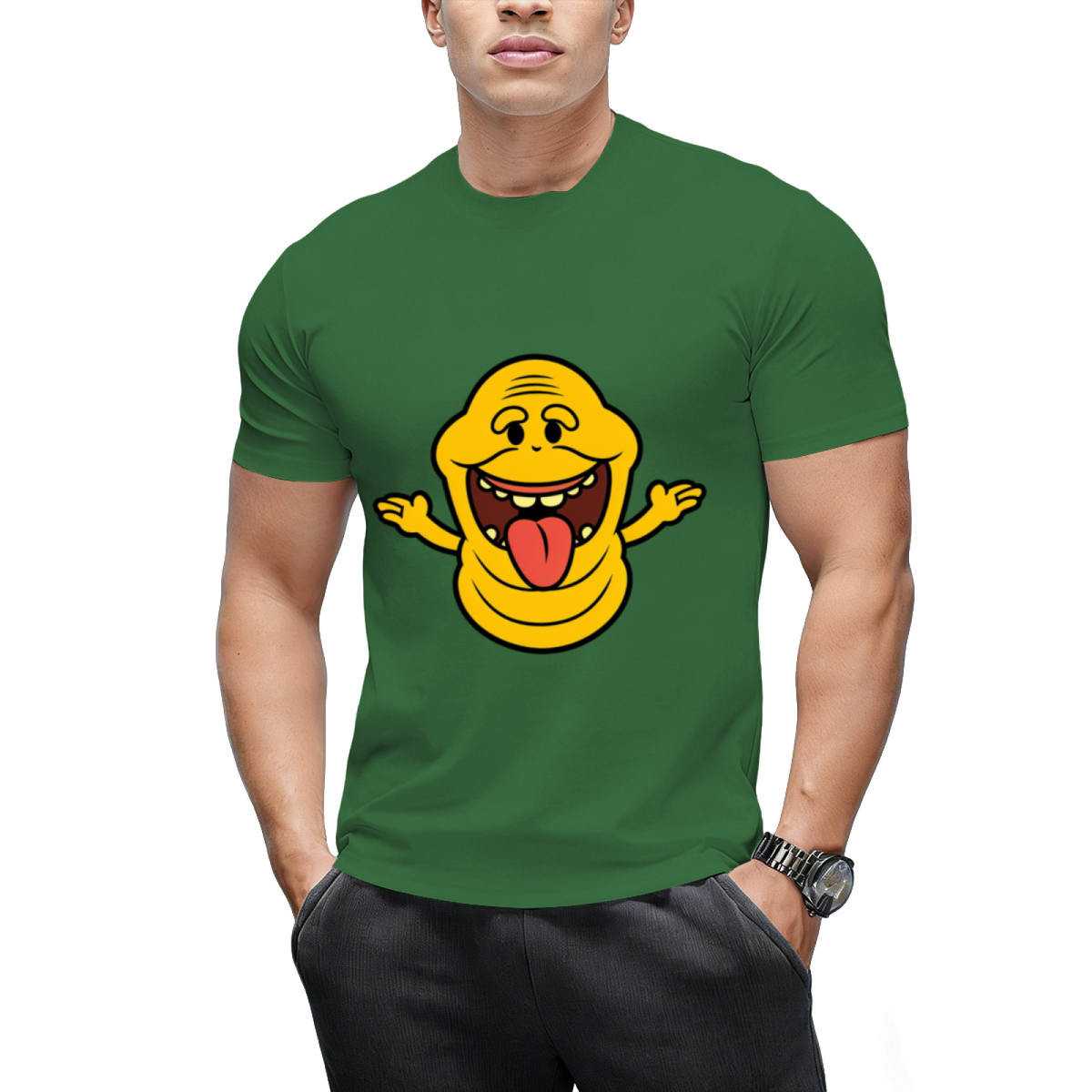 Slimer Ghostbuster Graphic T-Shirt