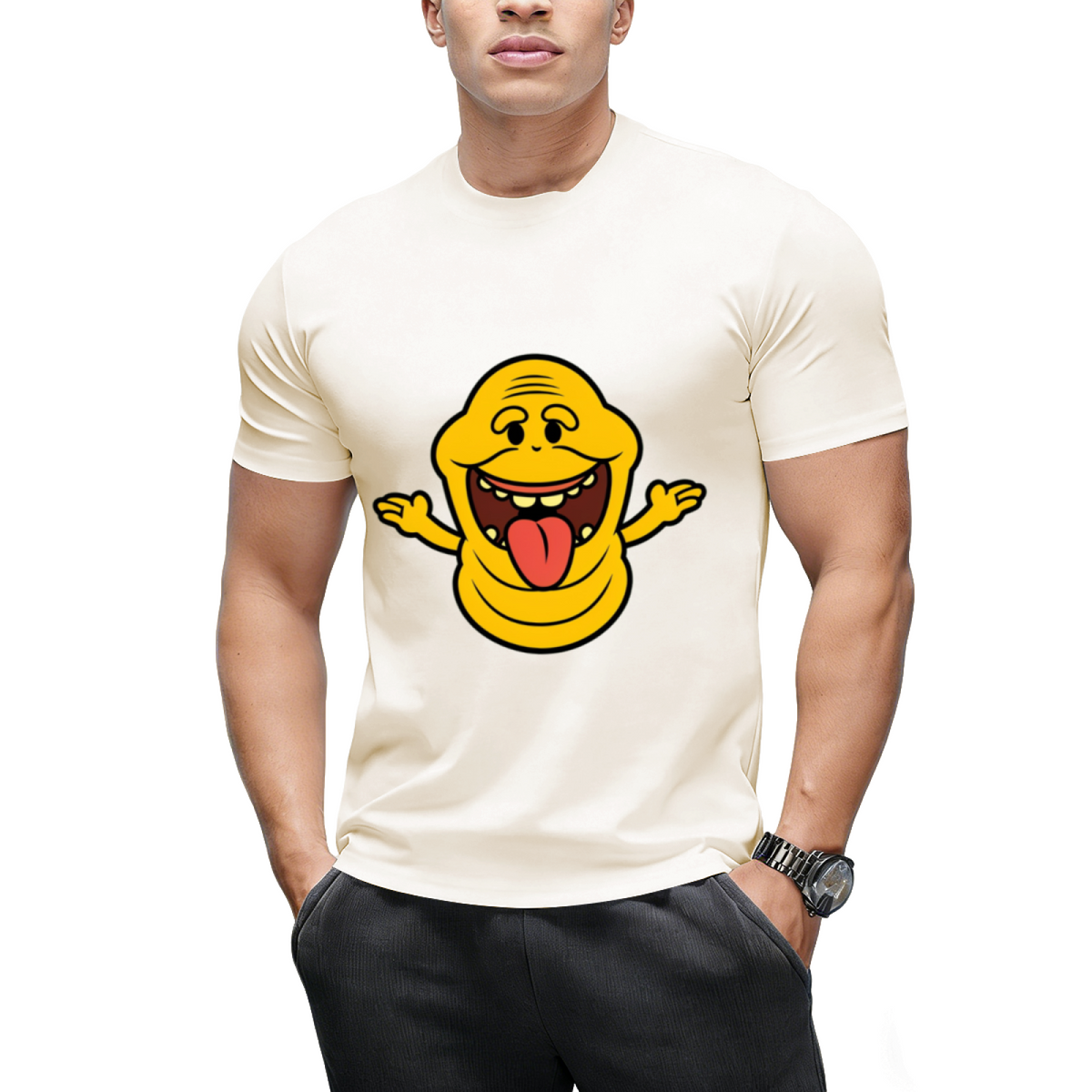 Slimer Ghostbuster Graphic T-Shirt