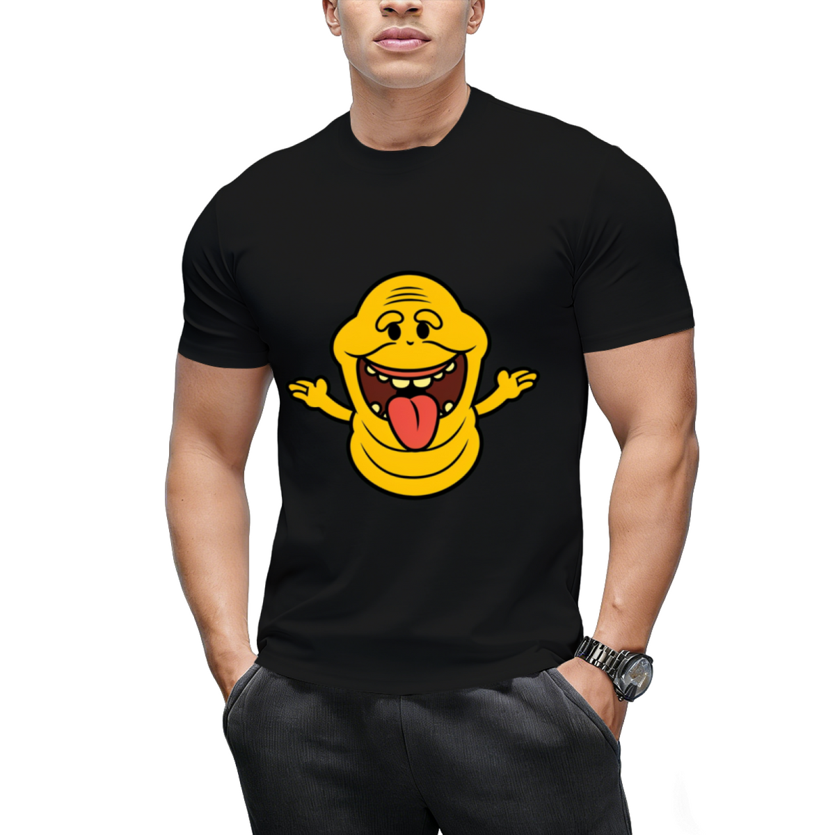 Slimer Ghostbuster Graphic T-Shirt