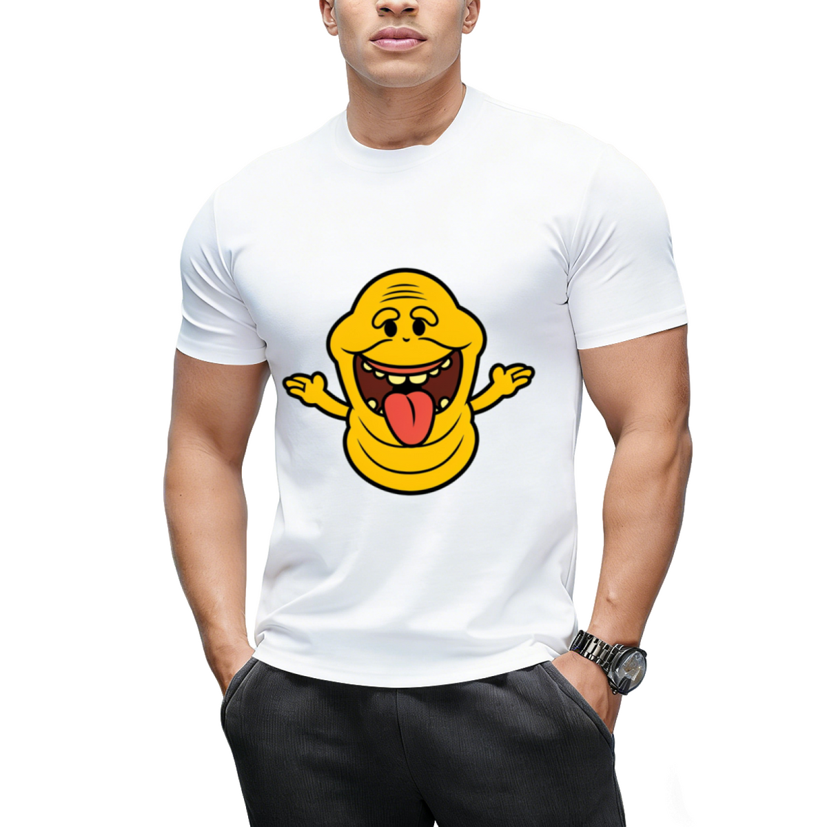 Slimer Ghostbuster Graphic T-Shirt