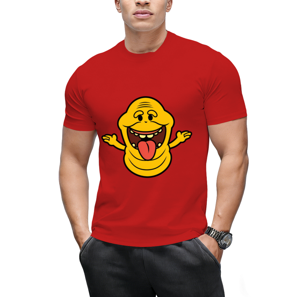 Slimer Ghostbuster Graphic T-Shirt
