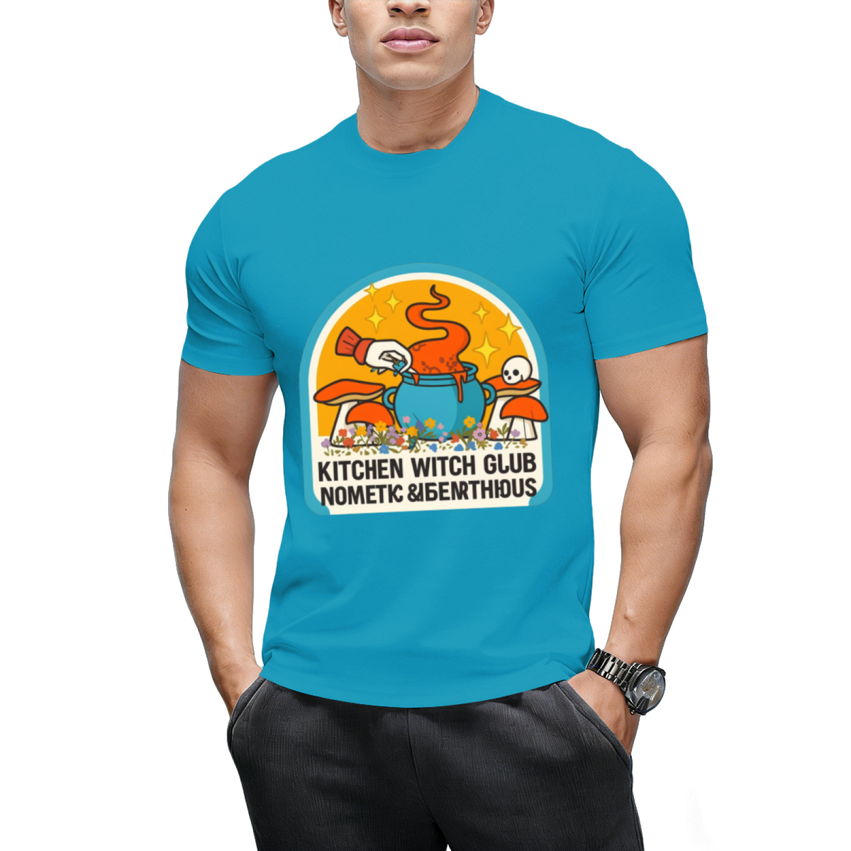 Kitchen Witch Cooking Club Graphic T-Shirt