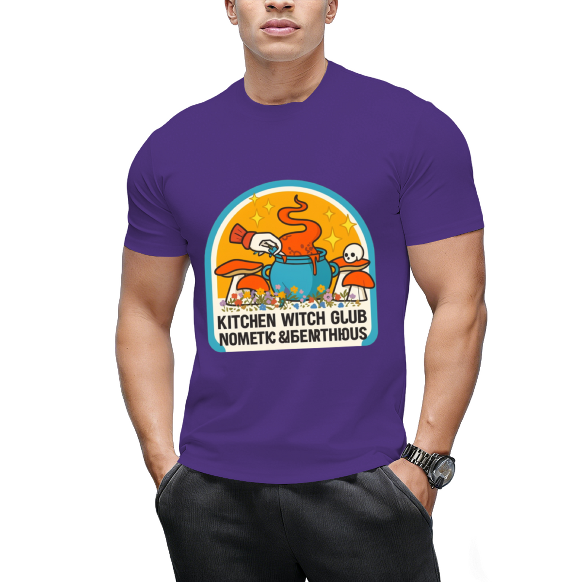 Kitchen Witch Cooking Club Graphic T-Shirt